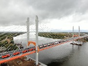 Открытие моста через Оку